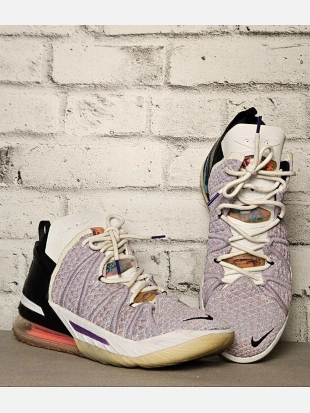 Nike LeBron Basketball Shoes Air Max Knit Sneakers Mens Size 10